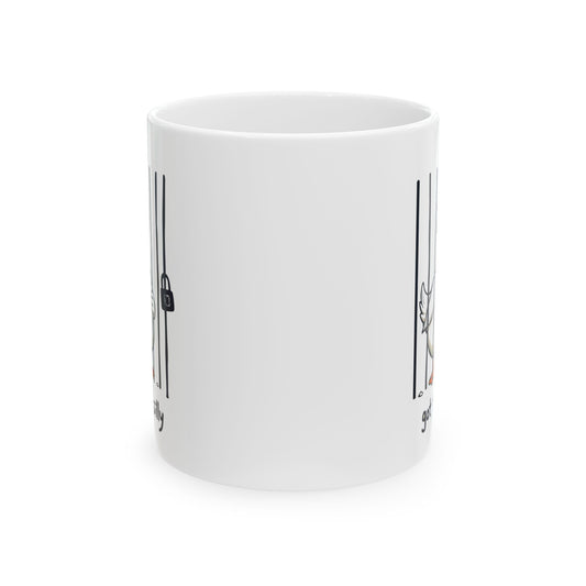 Got Too Silly, Funny Silly Goose Coffee Mug