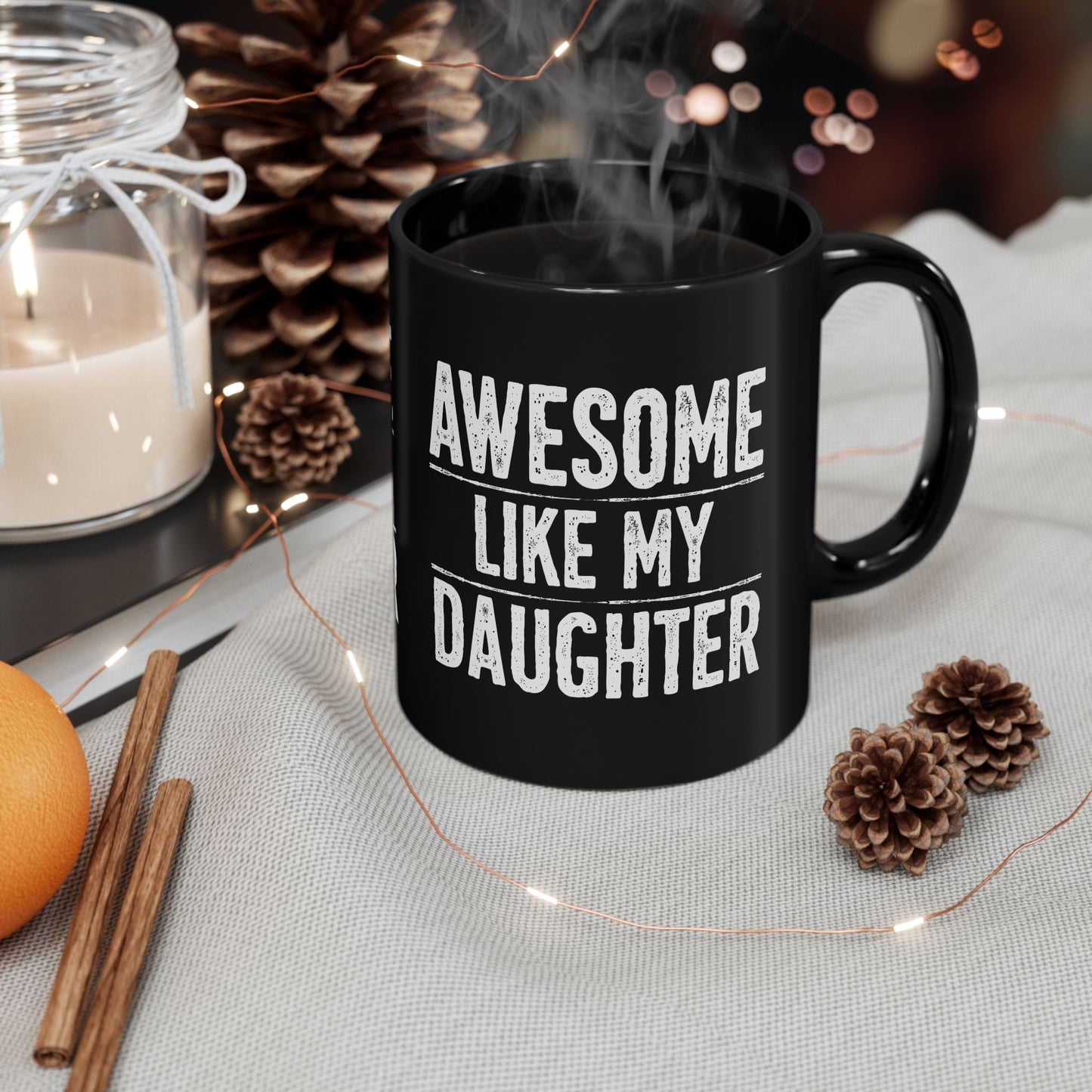 Awesome Like My Daughter Dad Fathers Day Coffee Mug