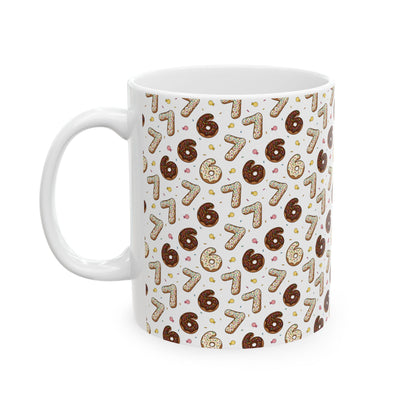 Personalized 67 Six Seven Meme Mug, Funny Gen Alpha Slang 67 Coffee Mug