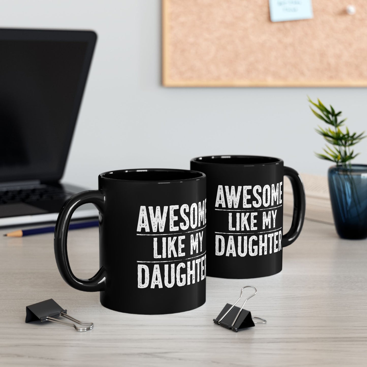 Awesome Like My Daughter Dad Fathers Day Coffee Mug